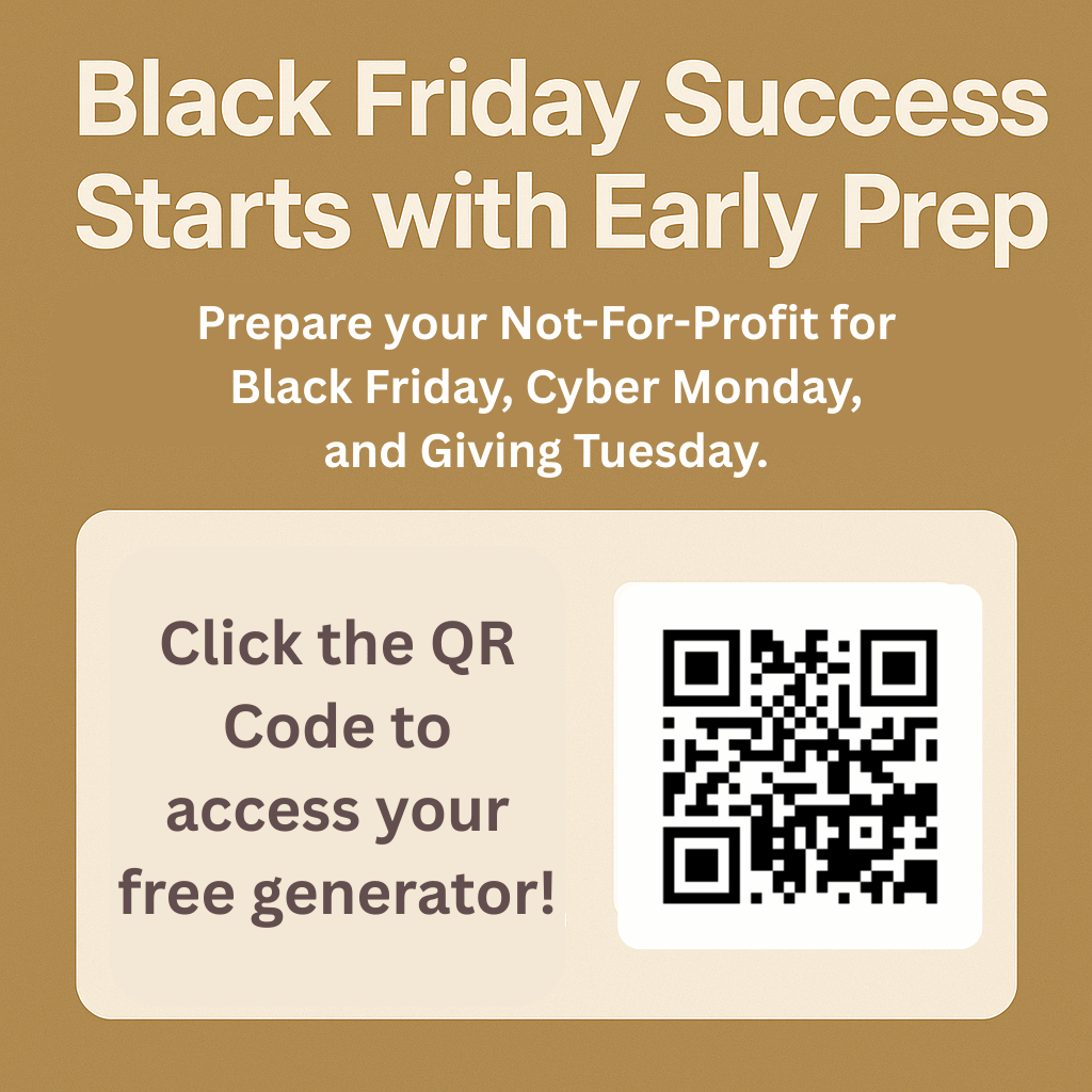 Nonprofit Featured Image with QR Code Not-for-profit free qr code